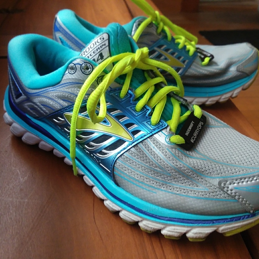 Running shoes . Only worn twice.